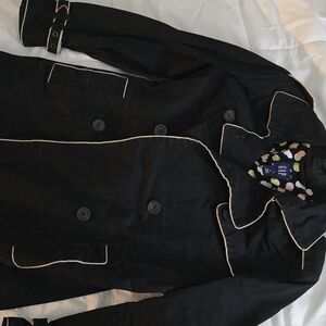 GAP Black Top with Colorful Polka Dots